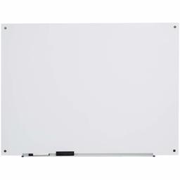 AmazonBasics glazen droog uitwisbaar bord - mat, niet-magnetisch, 1,21 x 0,91 m