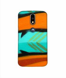 Amazon Brand - Solimo Designer Brush Art 3D Printed Hard Back Case Mobile Cover for Motorola Moto G4 Plus (with Logo Cut)