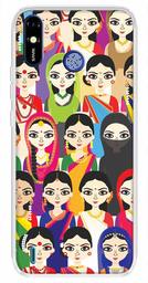 Amazon Brand - Solimo Designer Multicolor Womwn Pattern Design Printed Soft Back Case Mobile Cover for Tecno Spark Go Plus