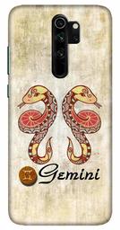 Amazon Brand - Solimo Designer Gemini Design 3D Printed Hard Back Case Mobile Cover for Xiaomi Redmi Note 8 Pro