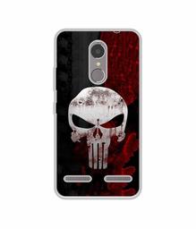 Amazon Brand - Solimo Designer Punisher Skull UV Printed Soft Back Case Mobile Cover for Lenovo K6 Power