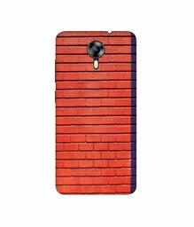 Amazon Brand - Solimo Designer Red and Purple Brick 3D Printed Hard Back Case Mobile Cover for Micromax Canvas Xpress 2 E313