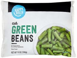 Amazon Brand - Happy Belly Frozen Green Beans, Cut, 12 Ounce