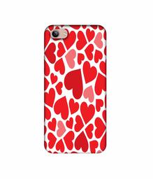 Amazon Brand - Solimo Designer Heart Pattern 3D Printed Hard Back Case Mobile Cover for Vivo Y81i