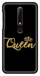 Amazon Brand - Solimo Designer Queen 3D Printed Hard Back Case Mobile Cover for Nokia 6 (2018)