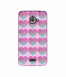 Amazon Brand - Solimo Designer Sparkle Heart Texture 3D Printed Hard Back Case Mobile Cover for InFocus M350