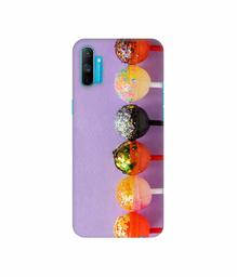 Amazon Brand - Solimo Designer Gilliter Lollipops 3D Printed Hard Back Case Mobile Cover for Realme C3