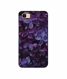 Amazon Brand - Solimo Designer Purple Flowers 3D Printed Hard Back Case Mobile Cover for Asus Zenfone 3S Max