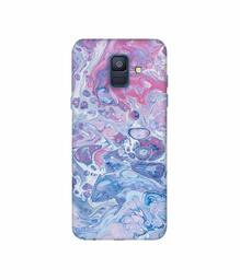 Amazon Brand - Solimo Designer Oil Paint on Marble 3D Printed Hard Back Case Mobile Cover for Samsung Galaxy A6