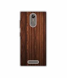 Amazon Brand - Solimo Designer Wooden Texture UV Printed Soft Back Case Mobile Cover for Gionee S6s