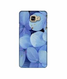 Amazon Brand - Solimo Designer Light Blue Flower Photography 3D Printed Hard Back Case Mobile Cover for Samsung Galaxy A9 Pro