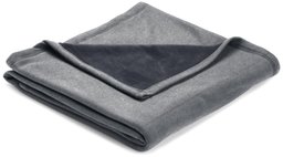 Pinzon Reversible Velvet Plush Jersey Throw