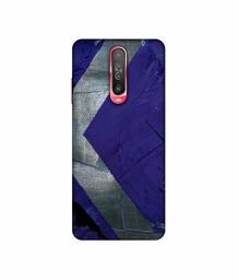 Amazon Brand - Solimo Designer Purple and Gray Texture 3D Printed Hard Back Case Mobile Cover for Poco X2 / Mi Redmi K30