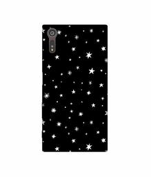 Amazon Brand - Solimo Designer Sperking Stars 3D Printed Hard Back Case Mobile Cover for Sony Xperia XZ Dual