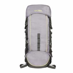 Amazon Brand - Solimo Voyager Rucksack (43 litres, Metallic Grey & Lime)