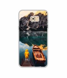 Amazon Brand - Solimo Designer Lake View UV Printed Soft Back Case Mobile Cover for Samsung Galaxy C7 Pro