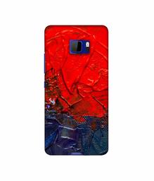 Amazon Brand - Solimo Designer Red Wax Color 3D Printed Hard Back Case Mobile Cover for HTC U Ultra