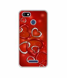 Amazon Brand - Solimo Designer Hearts UV Printed Soft Back Case Mobile Cover for Panasonic Eluga A4