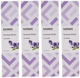 Amazon Brand - Solimo Incense Sticks, Lavender - 70 sticks/pack (Pack of 4)