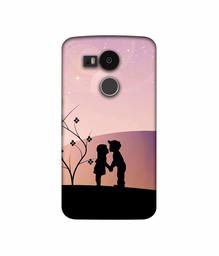 Amazon Brand - Solimo Designer Kiss-ing Couple 3D Printed Hard Back Case Mobile Cover for LG Nexus 5X