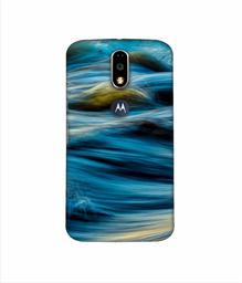 Amazon Brand - Solimo Designer Sea Wave 3D Printed Hard Back Case Mobile Cover for Motorola Moto G4 Plus (with Logo Cut)