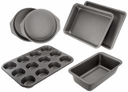 AmazonBasics - Juego de 6 utensilios antiadherentes para horno