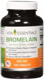 Vita Essentials Bromelain 500 Mg Veggie Capsules, 120 Count