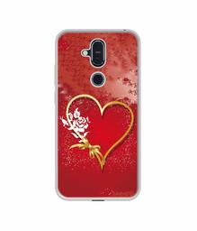 Amazon Brand - Solimo Designer Dark Night Park UV Printed Soft Back Case Mobile Cover for Nokia 8.1