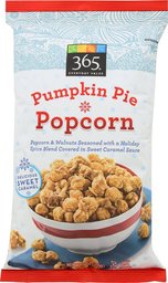 365 EVERYDAY VALUE Caramel Pumpkin Pie & Walnut Popcorn, 9 OZ