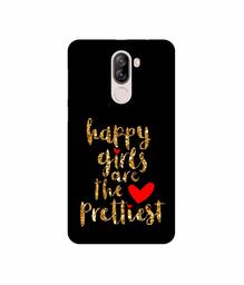 Amazon Brand - Solimo Designer Happy Girls are The Prettiest UV Printed Soft Back Case Mobile Cover for iVooMi i1