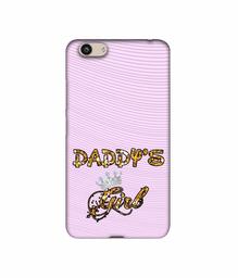 Amazon Brand - Solimo Designer Daddy's Girl in Glitter Pattern 3D Printed Hard Back Case Mobile Cover for Vivo Y53