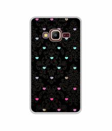 Amazon Brand - Solimo Designer Heart Texture UV Printed Soft Back Case Mobile Cover for Samsung Z2