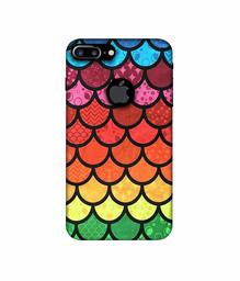 Amazon Brand - Solimo Designer Multicolor Pattern 3D Printed Hard Back Case Mobile Cover for Apple iPhone 7 Plus (Logo Cut)