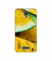 Amazon Brand - Solimo Designer Yellow Watermelon 3D Printed Hard Back Case Mobile Cover for Gionee P7 Max