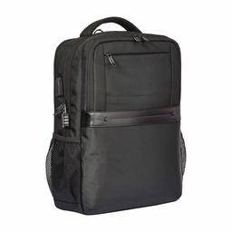 AmazonBasics Sac à dos antivol avec haut retroussable de qualité supérieure, noir