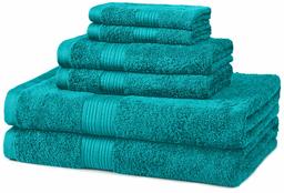 Amazon Basic Cotton 100 % High - quality Towel set for daily use x 2 pairs