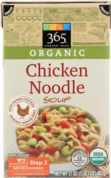 365 Everyday Value, Organic Chicken Noodle Soup, 17 oz