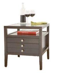 Pinzon Dark Wenge Side Table