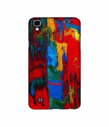 Amazon Brand - Solimo Designer Multiolor Brush Texture on Wall 3D Printed Hard Back Case Mobile Cover for LG X Power