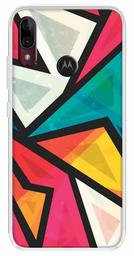 Amazon Brand - Solimo Designer Multicolor Star Pattern Printed Soft Back Case Mobile Cover for Motorola Moto E6s / Motorola Moto E6 Plus