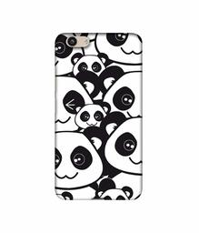 Amazon Brand - Solimo Designer Panda Texture 3D Printed Hard Back Case Mobile Cover for Vivo Y53