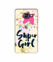 Amazon Brand - Solimo Designer Super Girl 3D Printed Hard Back Case Mobile Cover for Samsung Galaxy A3 (2016)