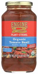 Engine 2, Organic Tomato Basil Pasta Sauce, 25 oz