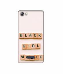 Amazon Brand - Solimo Designer Black Girl Magic 3D Printed Hard Back Case Mobile Cover for Micromax Canvas 5 E481