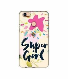 Amazon Brand - Solimo Designer Super Girl 3D Printed Hard Back Case Mobile Cover for Oppo F5