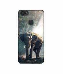 Amazon Brand - Solimo Designer Elephant 3D Printed Hard Back Case Mobile Cover for Vivo V7