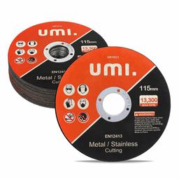 Umi. by Amazon- Cut Off Wheels, 20 Packs Metal & Stainless Steel Cutting Discs, 115mm x 1.2mm x 22mm, for Angle Grinders