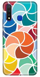 Amazon Brand - Solimo Designer Circle Pattern 3D Printed Hard Back Case Mobile Cover for Vivo Y19 / Vivo U20