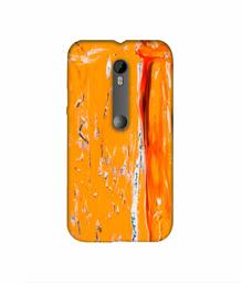 Amazon Brand - Solimo Designer Gold Yellow Paint 3D Printed Hard Back Case Mobile Cover for Motorola Moto G 3rd Generation