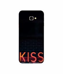 Amazon Brand - Solimo Designer Kiss 3D Printed Hard Back Case Mobile Cover for Samsung Galaxy J4 Plus